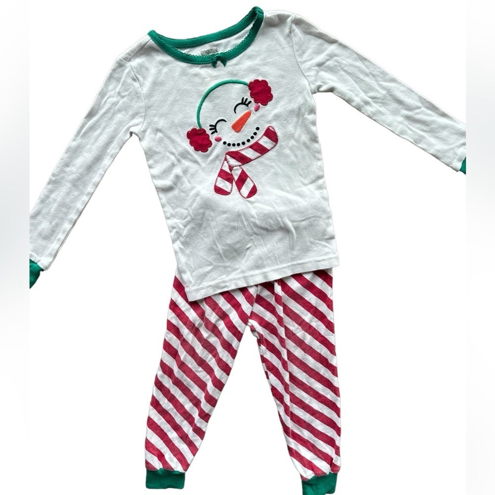 Gymboree 3T Long Sleeve Christmas 2PC  Pajamas